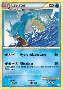 Carte Pokémon Léviator #004 Cracked Ice — HeartGold SoulSilver