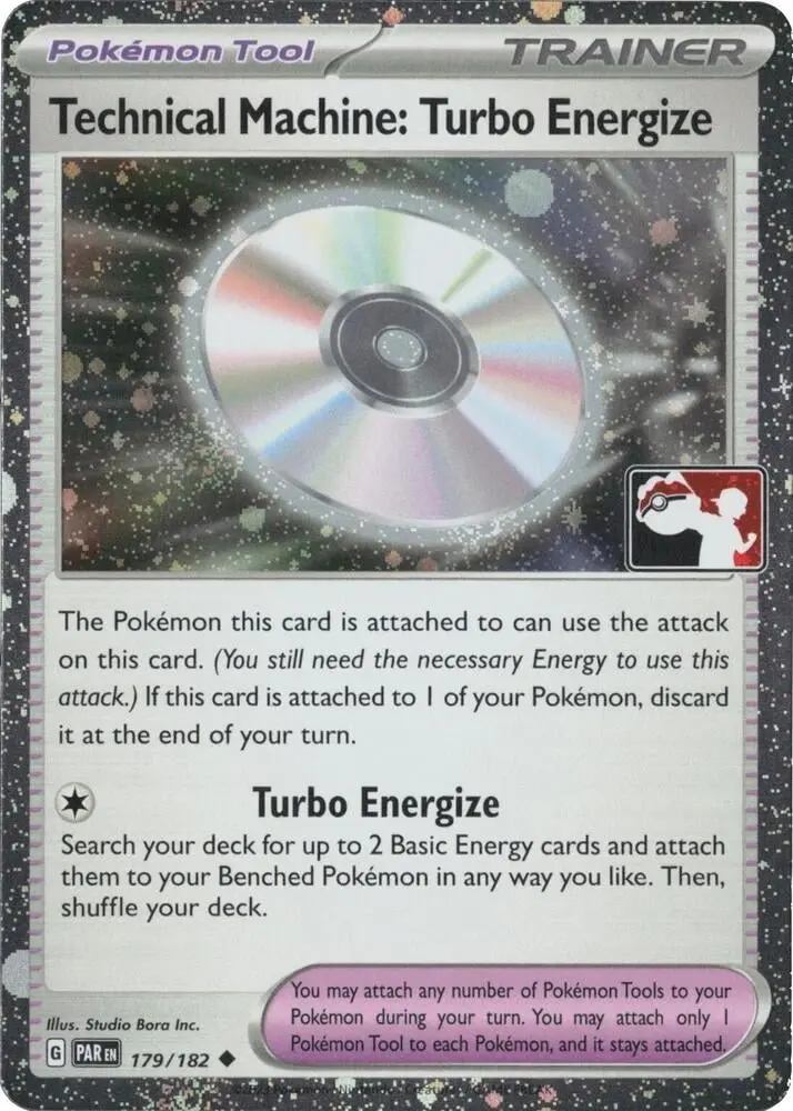 Technical Machine: Turbo Energize #179/182 S6 — Play! Pokémon Prize Pack Series
