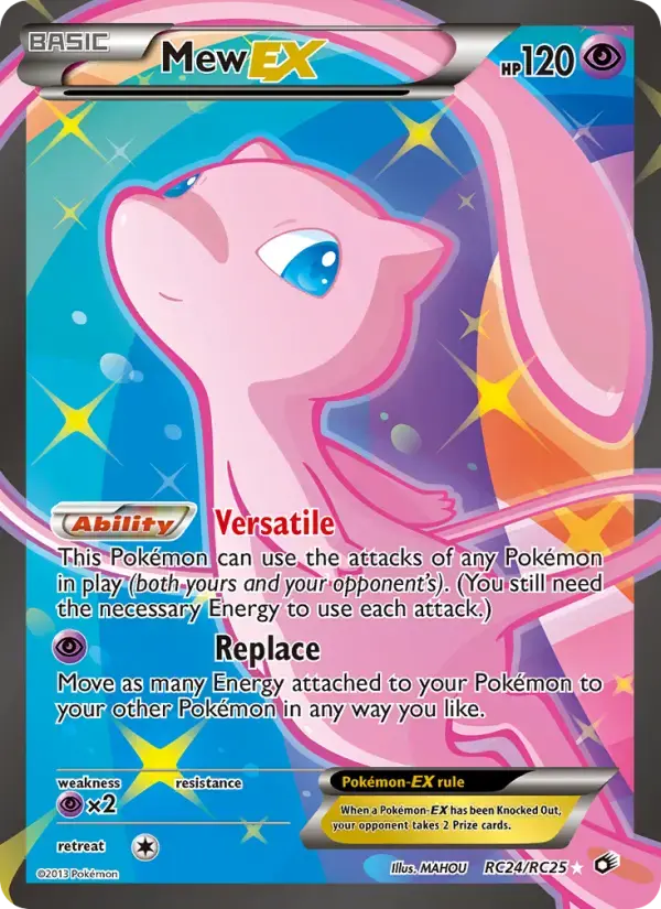 Carte Pokémon Mew-EX #RC24 — Trésors Légendaires