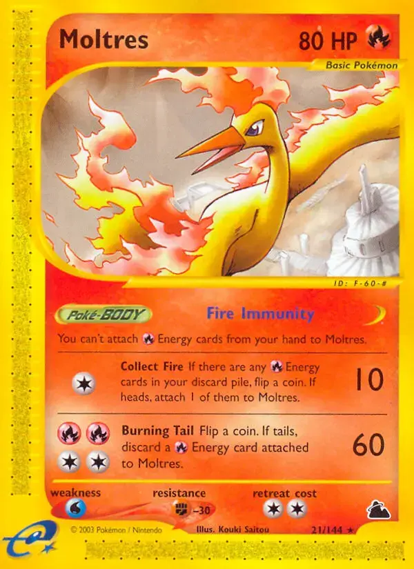 Carte Pokémon Sulfura #21 — Skyridge