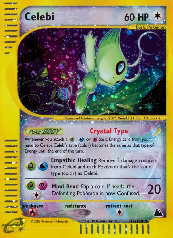 Carte Pokémon Celebi #145 — Skyridge