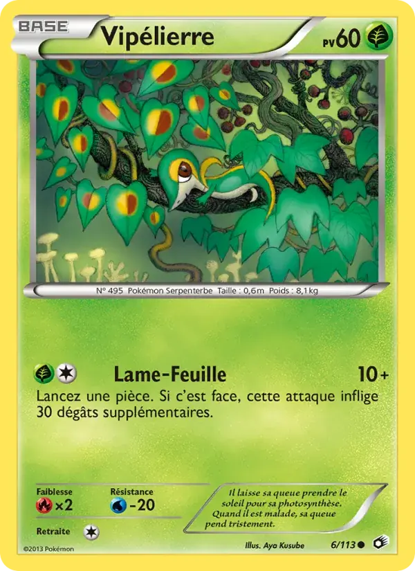 Carte Pokémon Vipélierre #6 — Trésors Légendaires