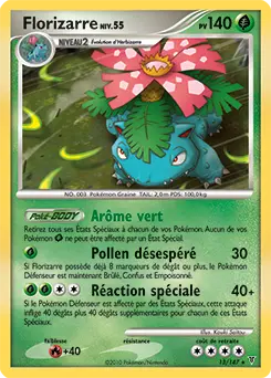 Carte Pokémon Florizarre #013 Non Holo — Vainqueurs Suprêmes