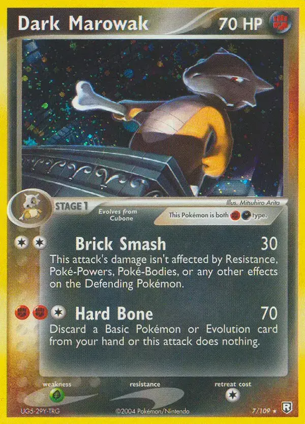 Carte Pokémon Dark Ossatueur #7 — EX Team Rocket Returns