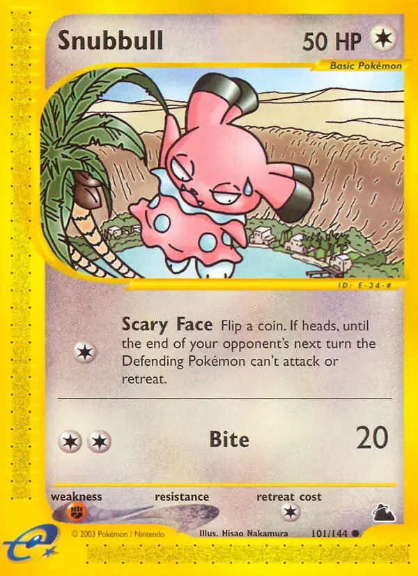 Carte Pokémon Snubbull #101 — Skyridge