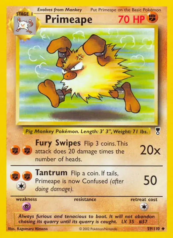 Carte Pokémon Colossinge #59 — Legendary Collection