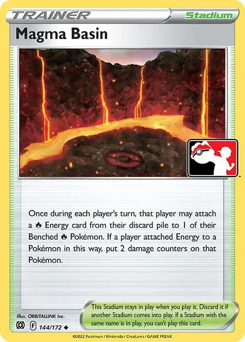 Magma Basin #144/172 S2 — Play! Pokémon Prize Pack Series