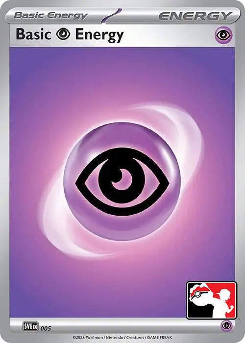 Carte Pokémon Basic Psychic Energy #005 — Play! Pokémon Prize Pack Series