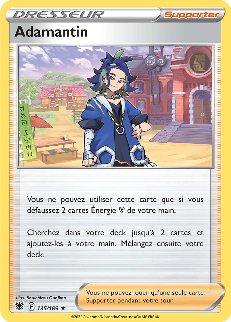 Carte Pokémon Adamantin #135 Non Holo — Astres Radieux