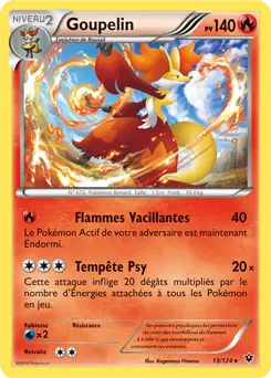Carte Pokémon Goupelin #013 Non Holo — Impact des Destins
