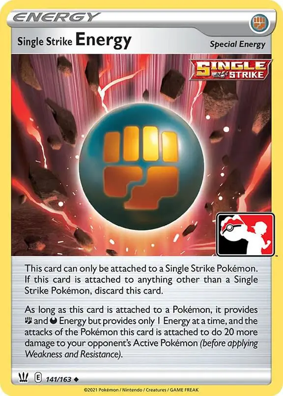 Single Strike Energy #141/163 S1 — Play! Pokémon Prize Pack Series
