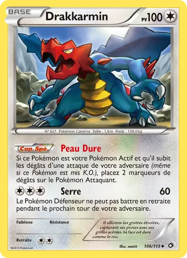 Carte Pokémon Drakkarmin #106 — Trésors Légendaires