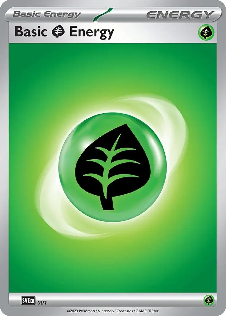 Carte Pokémon Énergie Plante #001 S4 Holo — Play! Pokémon Prize Pack Series