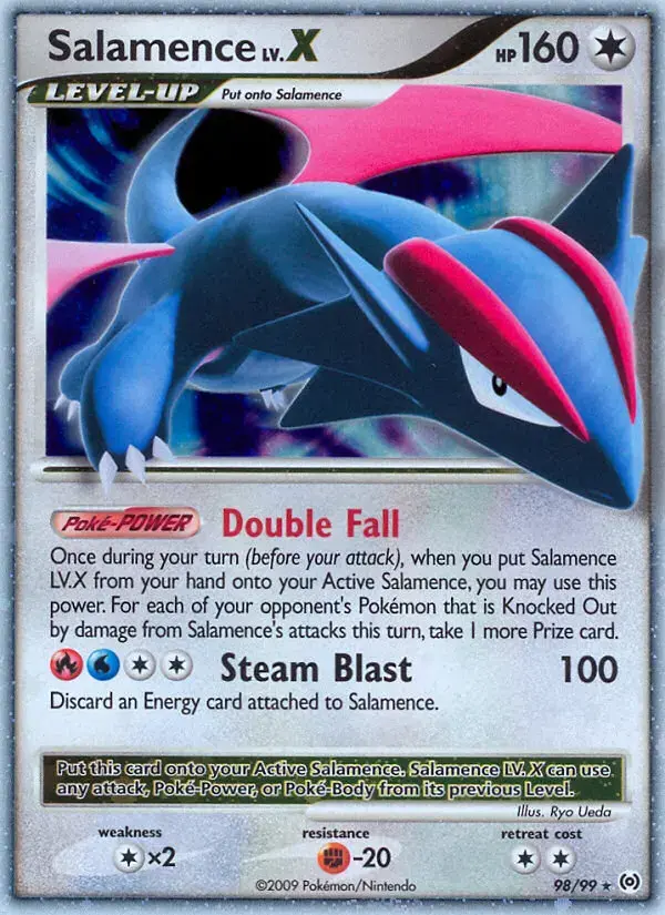 Carte Pokémon Drattak LV.X #98 — Arceus