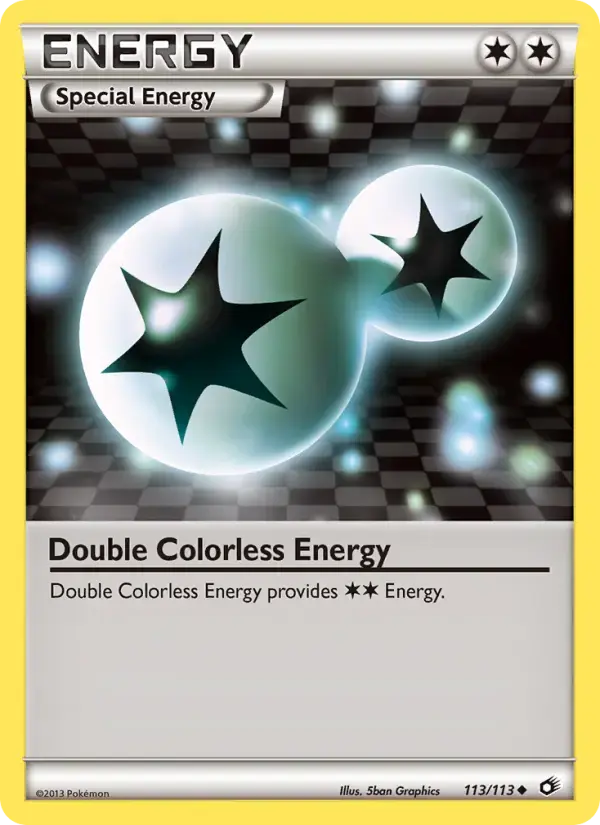 Carte Pokémon Double Colorless Energy #113 — Trésors Légendaires