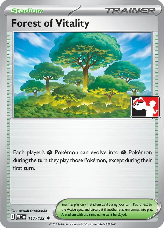 Forest of Vitality #117/132 S8 — Play! Pokémon Prize Pack Series