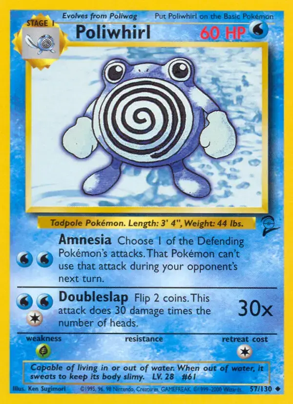 Carte Pokémon Têtarte #57 — Base Set 2