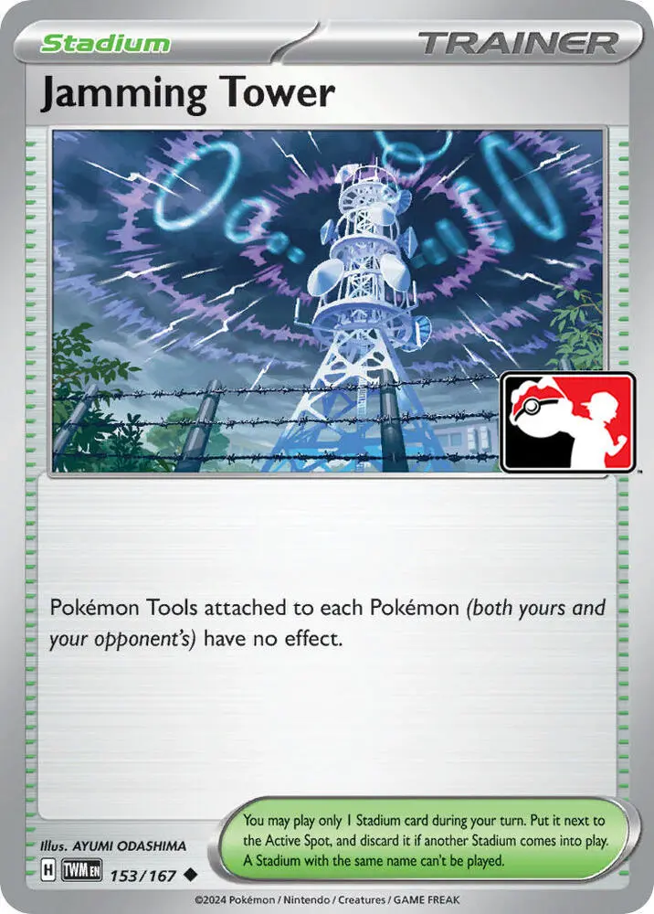Jamming Tower #153/167 S6 — Play! Pokémon Prize Pack Series