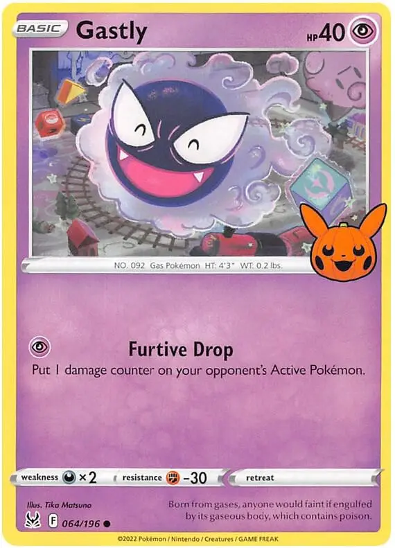 Carte Pokémon Gastly #064 — Trick or Trade BOOster Bundle 2023
