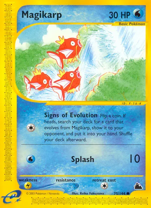 Carte Pokémon Magicarpe #75 — Skyridge