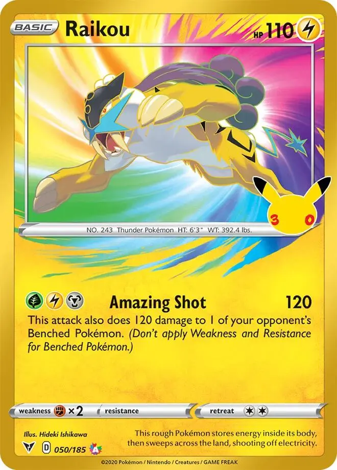Raikou #050/185 — 30th Celebration
