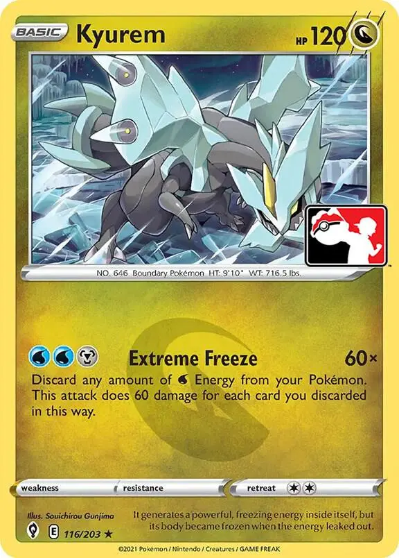 Kyurem #116/203 S1 — Play! Pokémon Prize Pack Series
