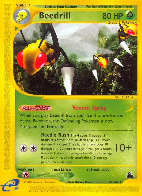 Carte Pokémon Dardargnan #5 — Skyridge