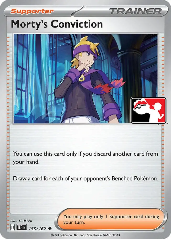 Morty's Conviction #155/162 S6 — Play! Pokémon Prize Pack Series