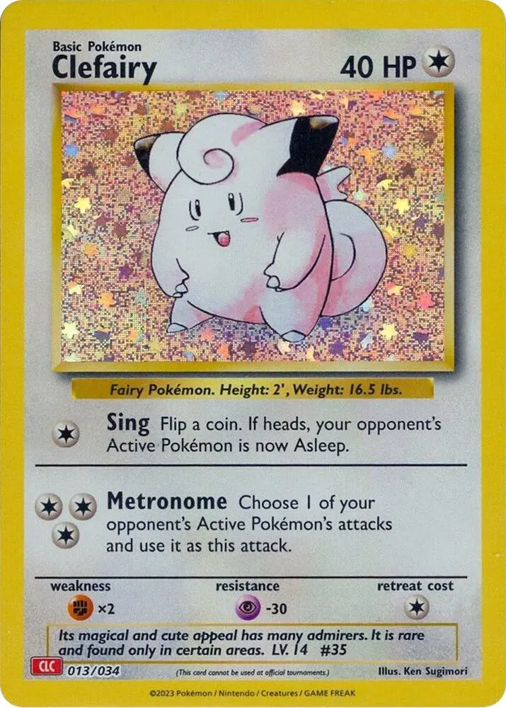 Carte Pokémon Clefairy #013 — Deck Dracaufeu & Ho-Oh-ex