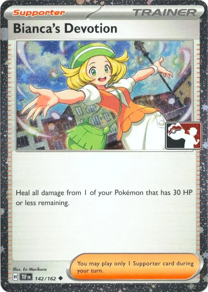 Bianca's Devotion #142/162 S7 — Play! Pokémon Prize Pack Series