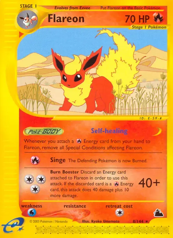 Carte Pokémon Pyroli #8 — Skyridge