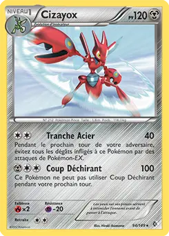 Carte Pokémon Cizayox #094 Cosmos — Frontières Franchies