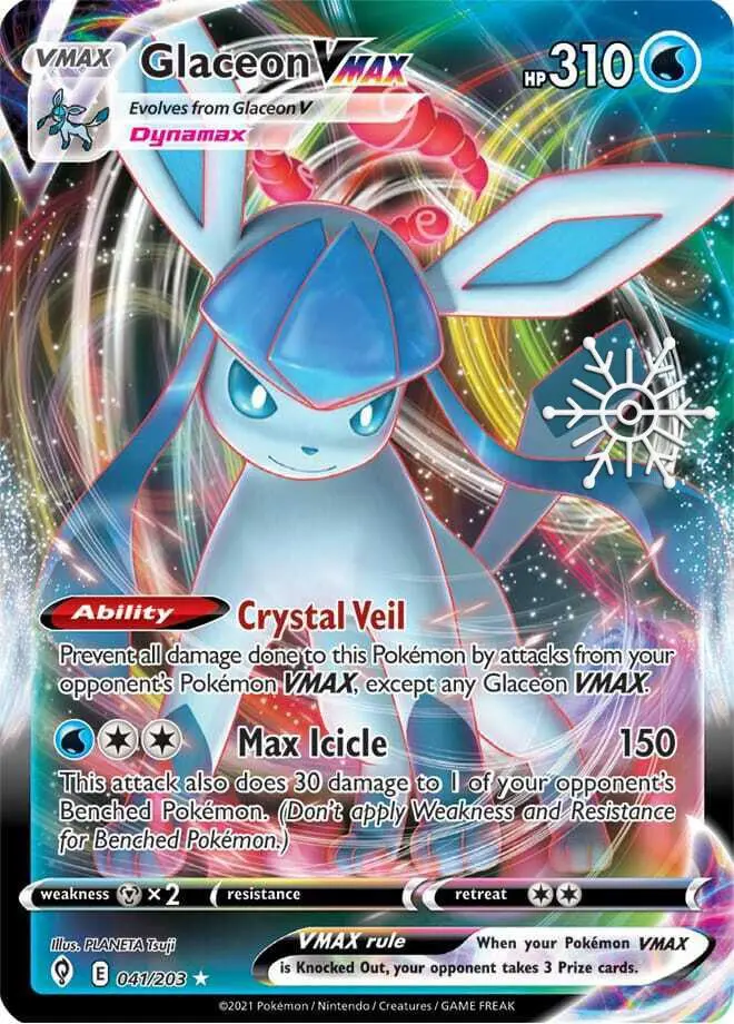 Carte Pokémon Givrali VMAX #041 Stamp — Évolution Céleste