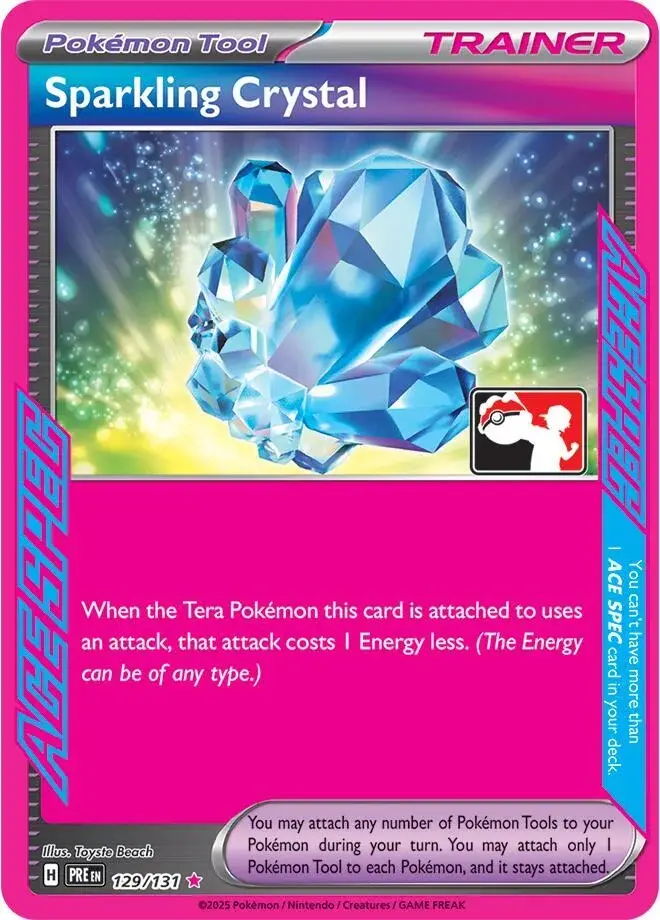 Sparkling Crystal #129/131 S8 — Play! Pokémon Prize Pack Series