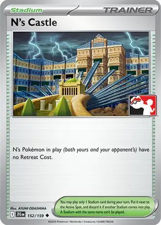 N's Castle #152/159 S7 — Play! Pokémon Prize Pack Series