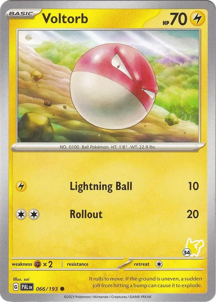 Voltorb #Pikachu 34 — Battle Academy 2024