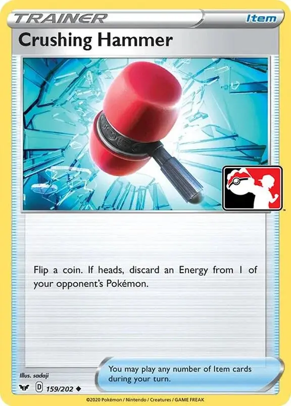 Crushing Hammer #159/202 S2 Holo — Play! Pokémon Prize Pack Series