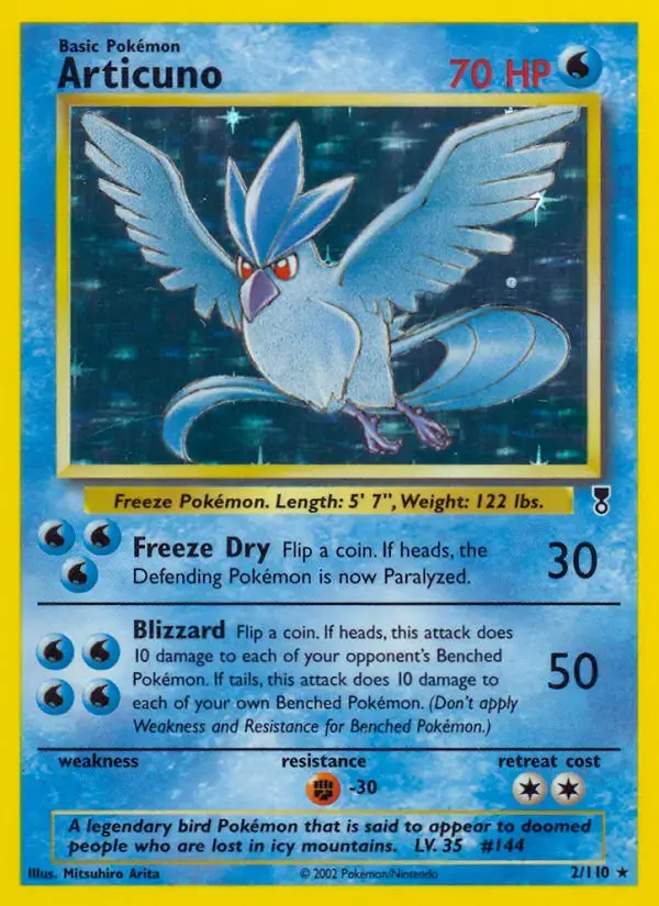 Carte Pokémon Artikodin #2 — Legendary Collection