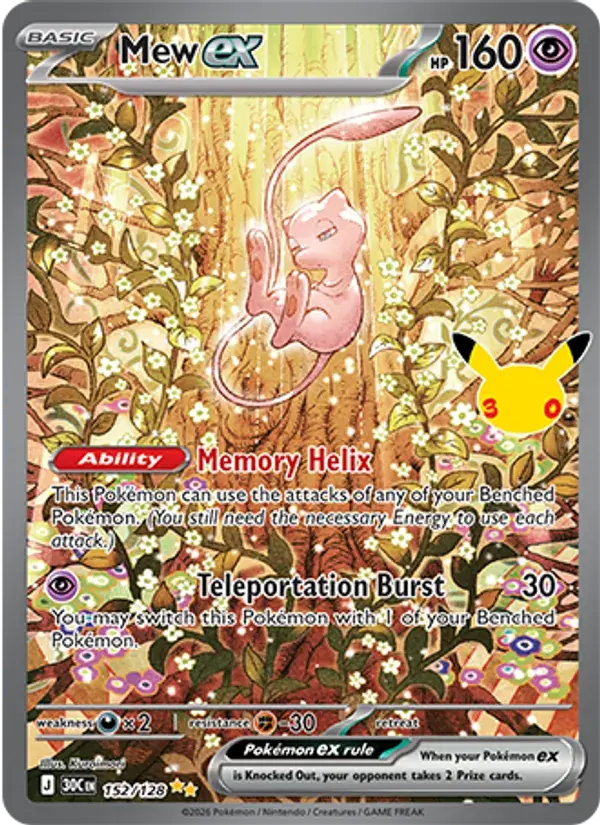 Mew ex #152 — 30th Celebration