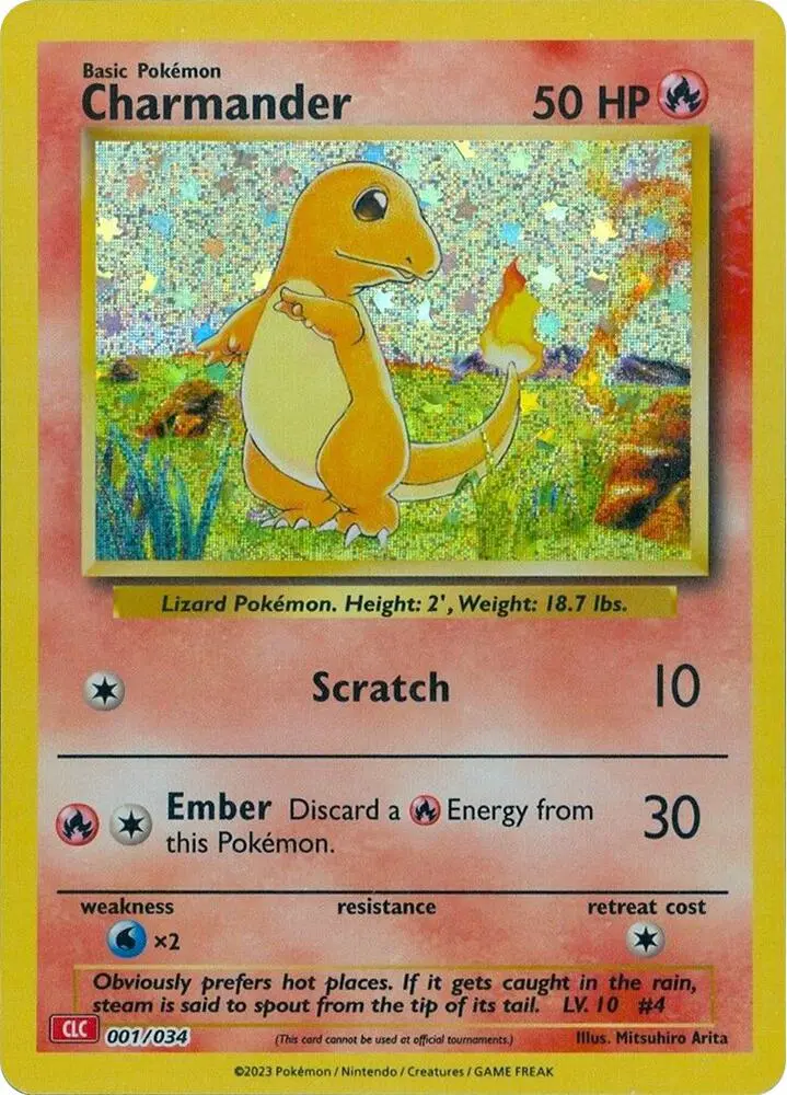 Carte Pokémon Charmander #001 — Deck Dracaufeu & Ho-Oh-ex
