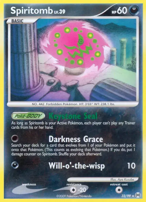 Carte Pokémon Spiritomb #32 — Arceus