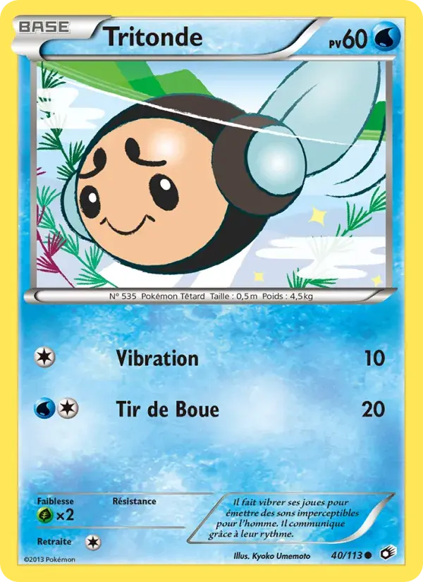 Carte Pokémon Tritonde #40 — Trésors Légendaires