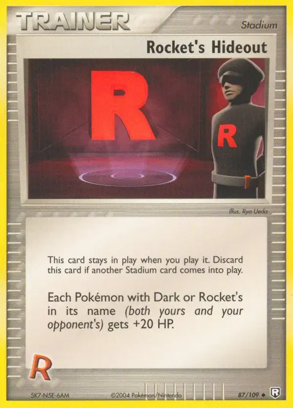 Carte Pokémon Rocket's Hideout #87 — EX Team Rocket Returns