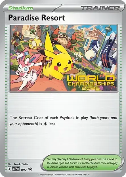 Carte Pokémon Station Paradis #092 — Promos Méga-Évolution
