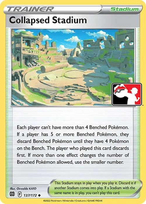 Collapsed Stadium #137/172 S2 — Play! Pokémon Prize Pack Series