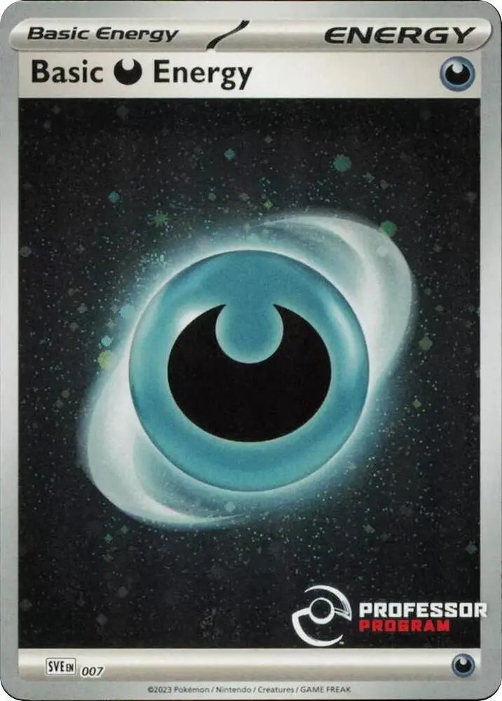 Carte Pokémon Darkness Energy #007 — Professor Program Promos
