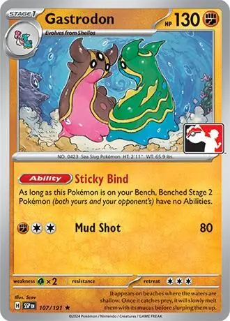 Carte Pokémon Tritosor #107/191 S7 — Play! Pokémon Prize Pack Series