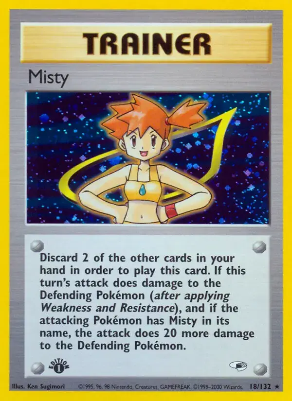 Carte Pokémon Misty #18 — Gym Heroes