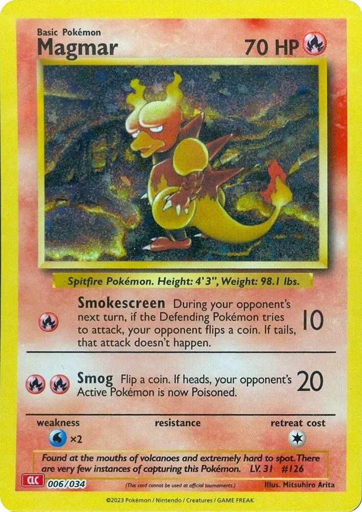 Carte Pokémon Magmar #006 — Deck Dracaufeu & Ho-Oh-ex