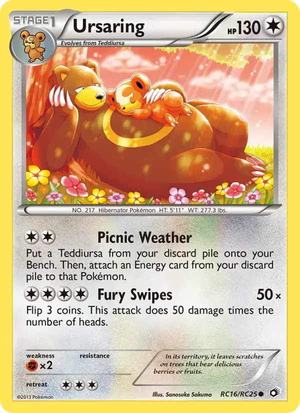 Carte Pokémon Ursaring #RC16 — Trésors Légendaires